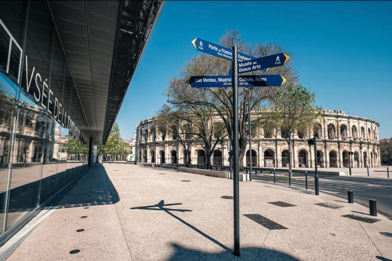 The Sunny - P2 With Terrace - City Centre Nîmes Exterior foto